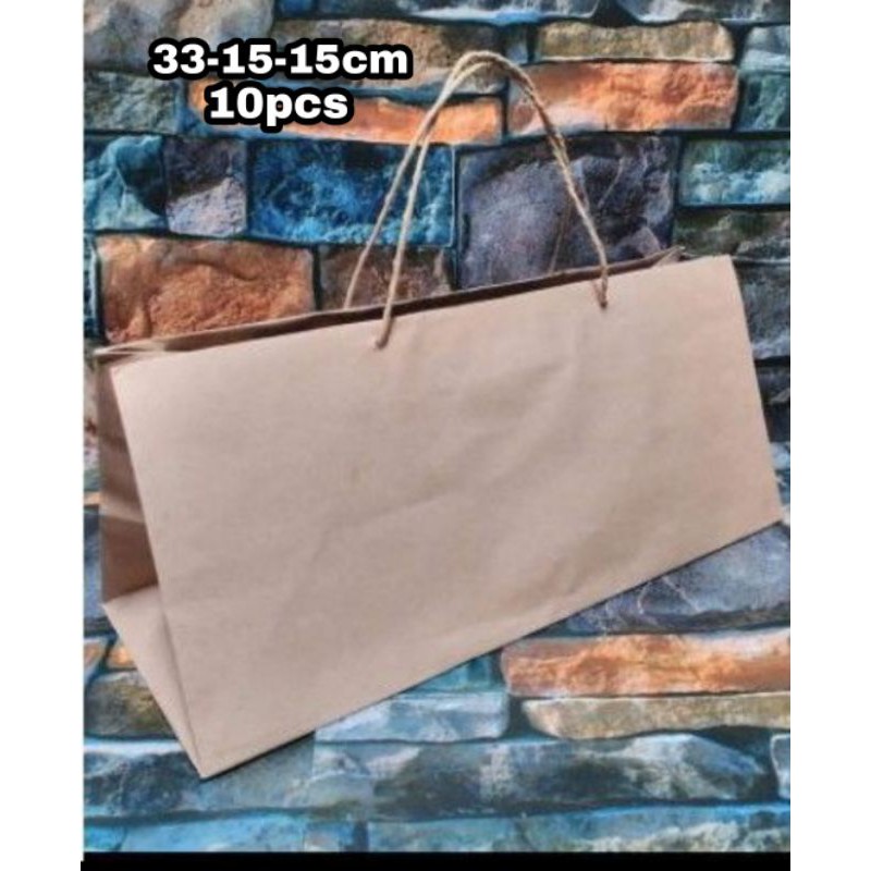 

paperbag 33-15-15cm @10pcs