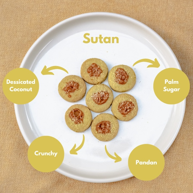 

Sutan/Klepon Cookies/Kue Kering/Pandan Kelapa Gula Kelapa