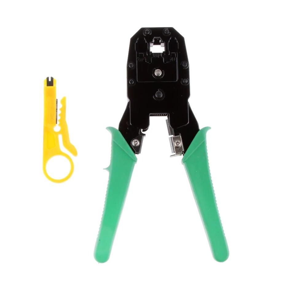 Tang Crimping Tool RJ45 RJ11 Untuk Pasang Jaringan LAN Kabel Tester