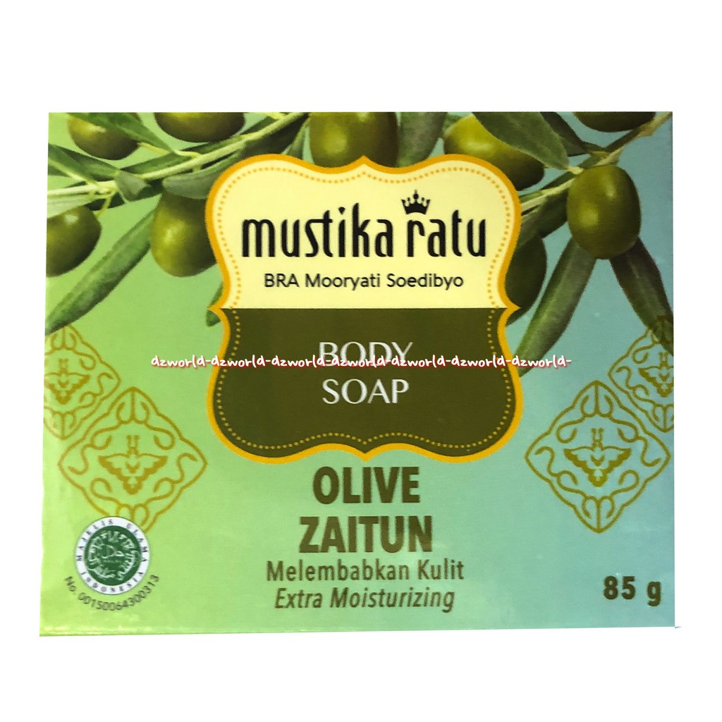 Mustika Ratu Body Soap Olive Zaitun Sabun Mandi Melembabkan Kulit 85 gr