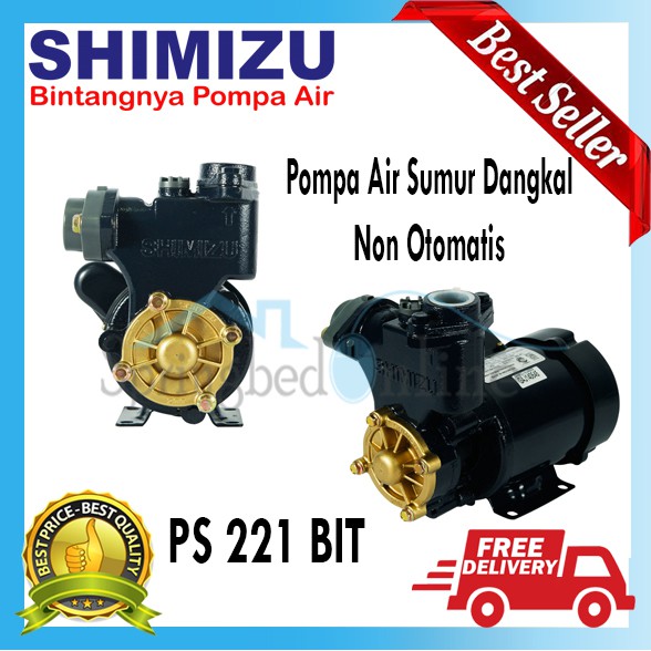 Pompa Air Shimizu Non Otomatis PS 221 BIT