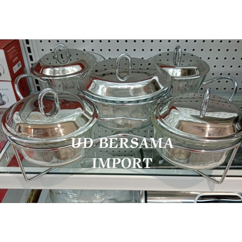 DELICIA Set 5Pcs Penghangat Makanan/Mangkuk Makanan/Food Warmer