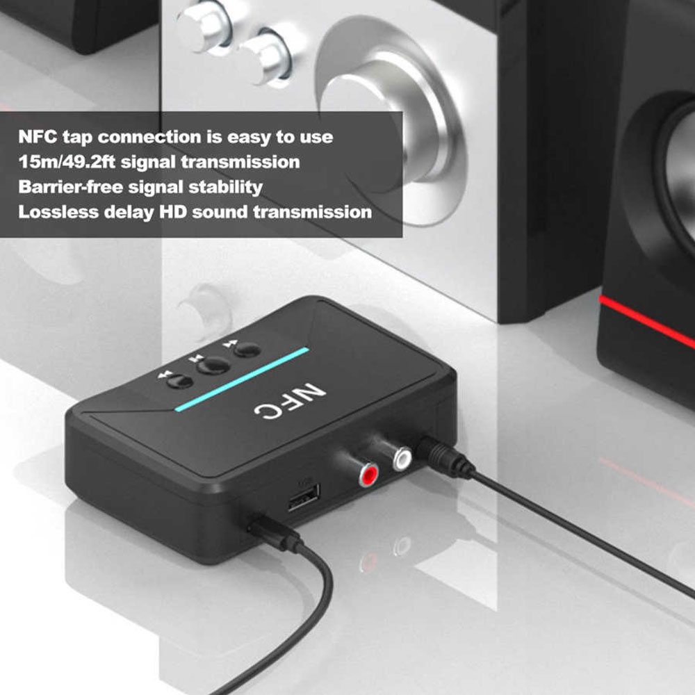 nfc Bluetooth 5.0 Wireless Audio Adapter Receiver BT200 terbaru