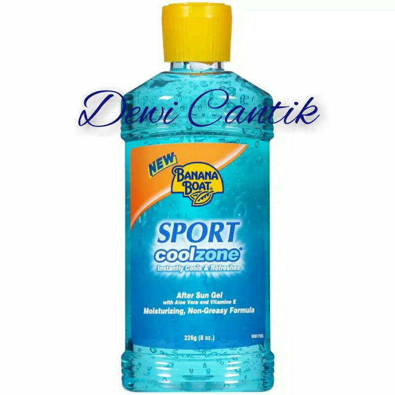 BANANA BOAT SUNBLOCK SPORT COOLZONE AFTER SUN GEL 226GR