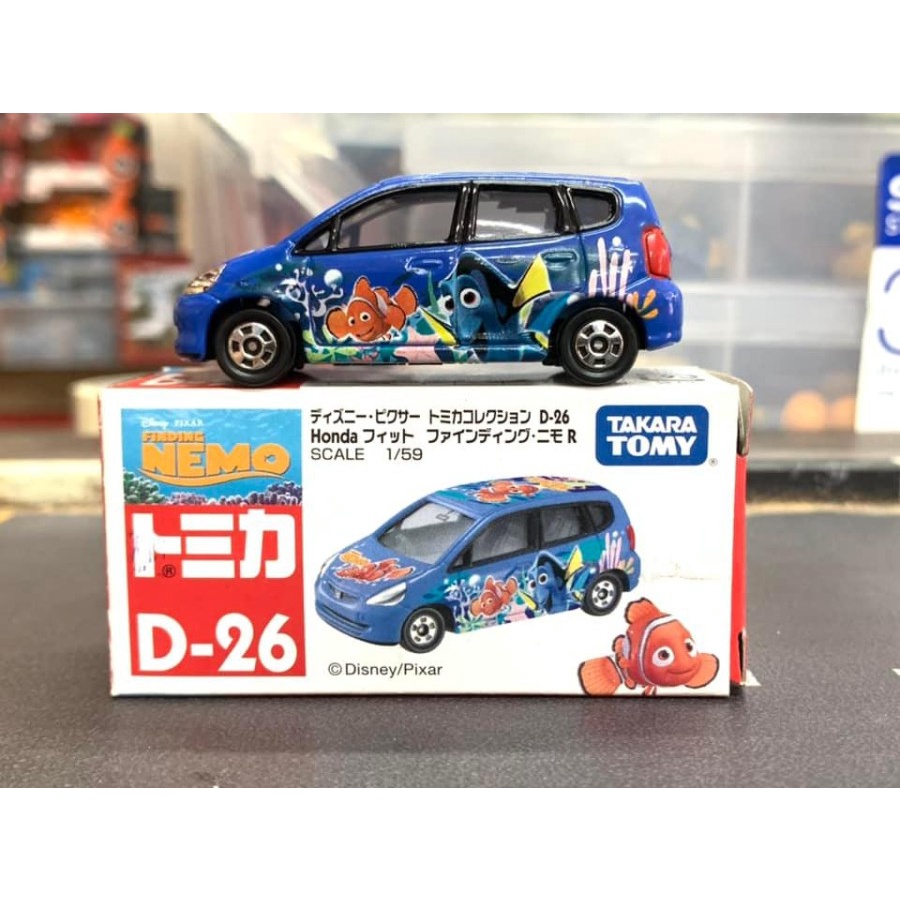 Tomica Disney D-26 Honda Fit Finding Nemo