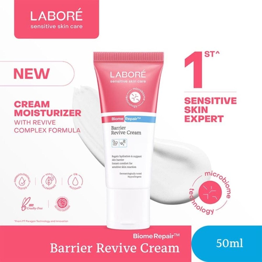 LABORE BiomeRepair Barrier Revive Cream 50ml - Krim Pelembab Kulit Sensitif