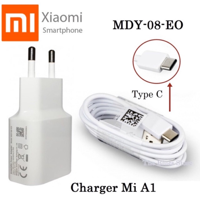 CHARGER XIAOMI ORIGINAL TYPE C MI A1 MI 5 MI 5X MI 6 MI 4C POCOPHONE