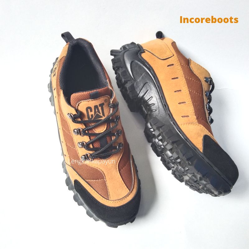 Safety Shoes Sepatu Savety Pria Tan Uk 39-44 Ready Stok Bisa Bayar Ditempat