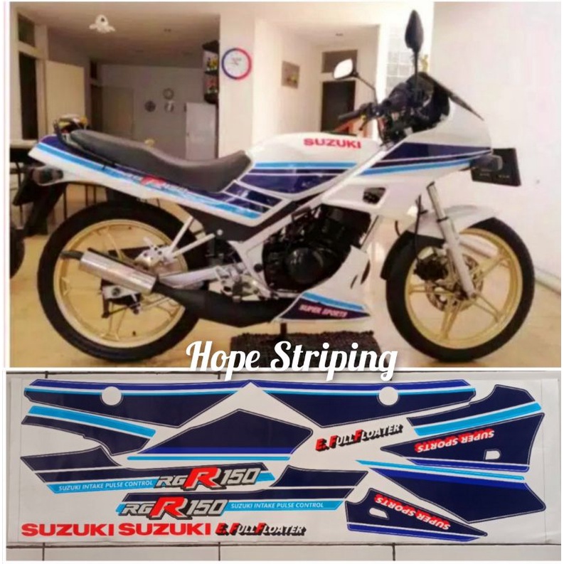 Striping Suzuki RGR Sprinter Putih