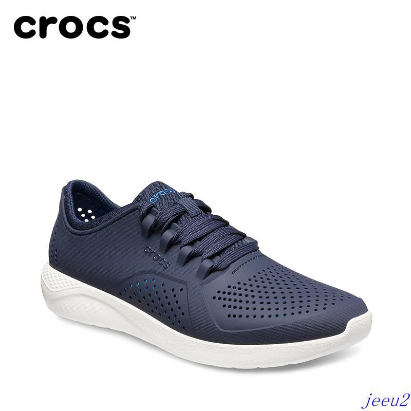 crocs lace up casual shoes