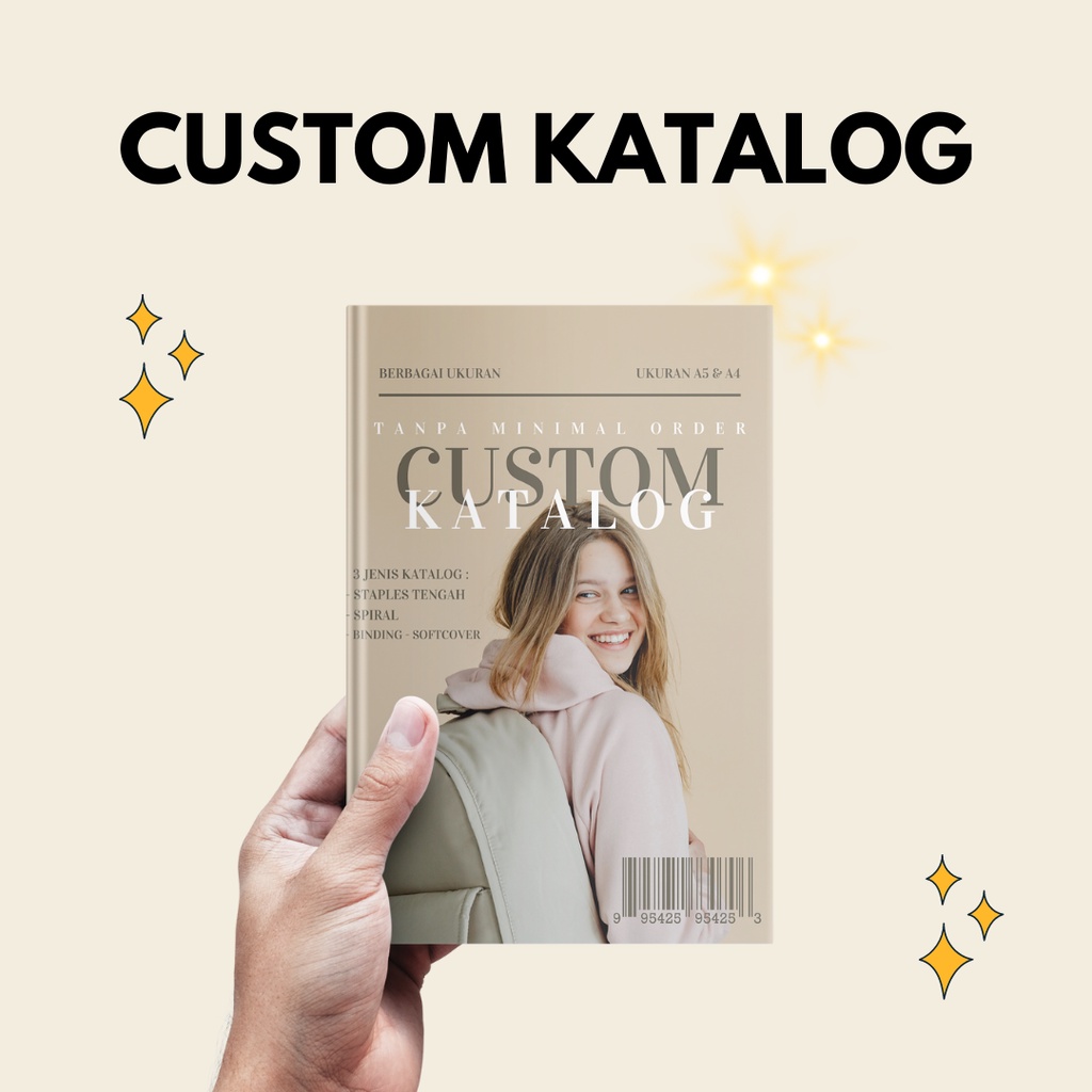 

Custom Cetak Buku Album Katalog Majalah Produk A5 / A4 Custom By Request Murah