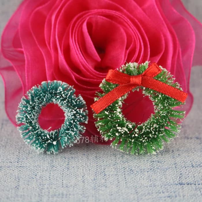 XMGL garland mini pajangan hiasan pohon natal dekorasi ornamen - POLOS 2.5CM