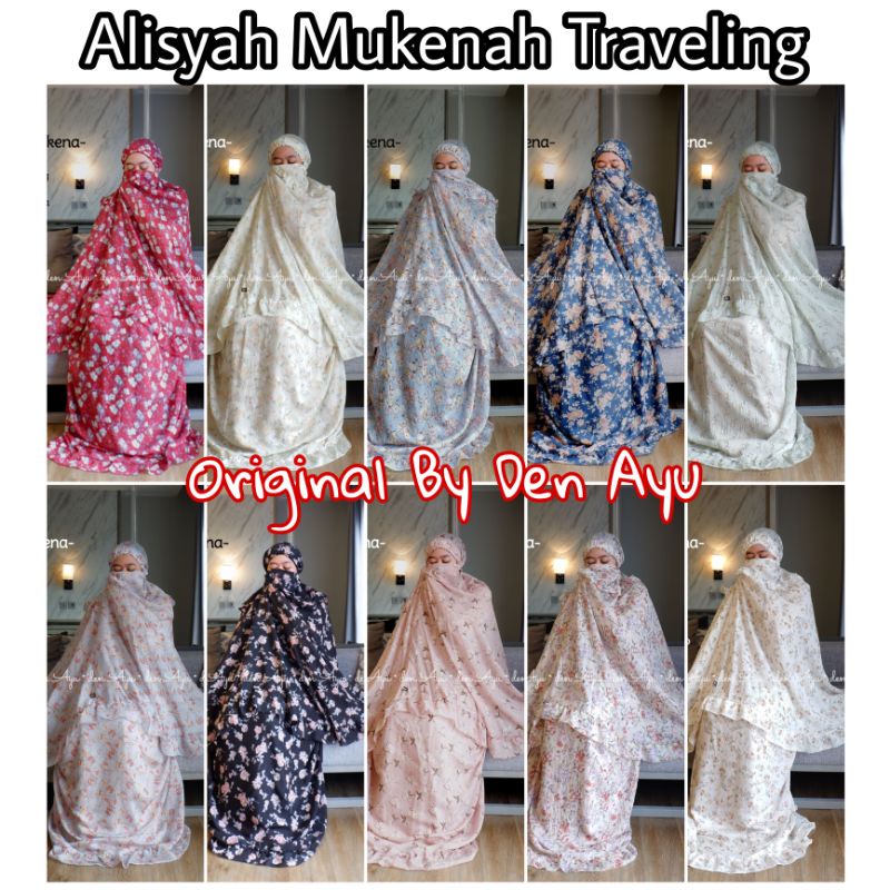 ALISYAH MUKENA TRAVELING TRAVELLING ORIGINAL BY DEN AYU