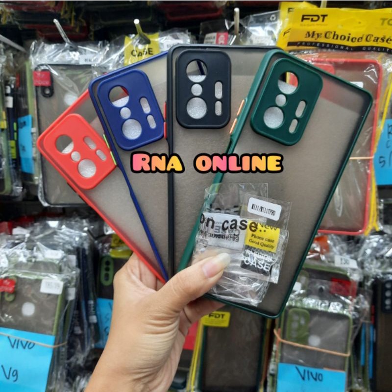 XIAOMI MI 11T/ MI 11T PRO CASE DOVE MATTE TRANSFARAN SLIM FUZE MACARON