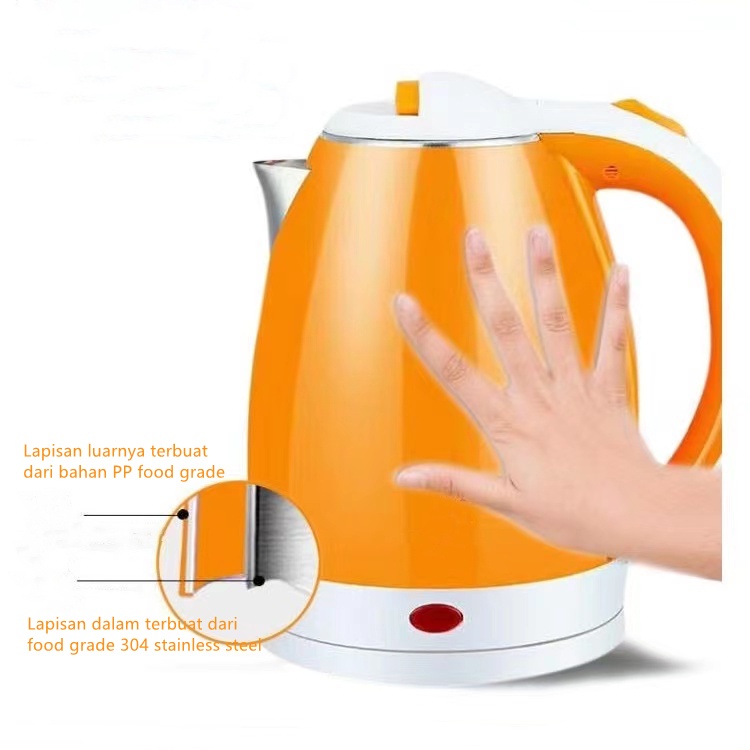 Teko listrik Kettle Electric Kettle Kapasitas 2L Electric 350W Pemanas Air Pembuat Kopi Teh