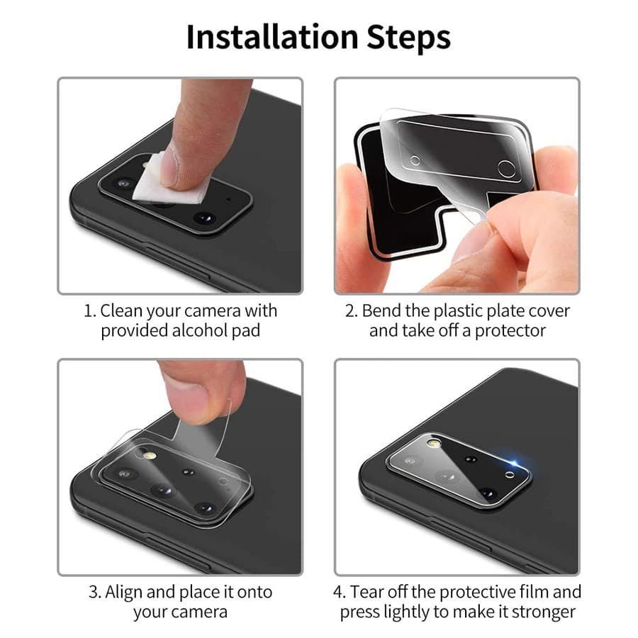 Infinix Hot 10S Tempered Glass Camera Anti Gores Kamera Bening - D2