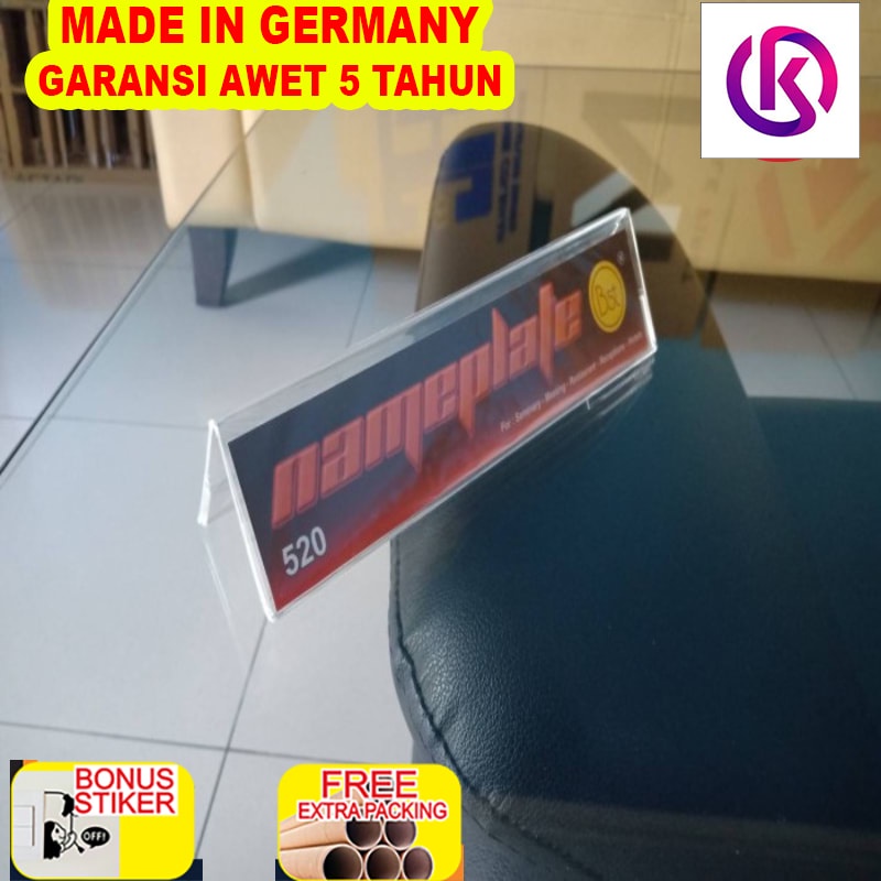 

Promo Papan Label Akrilik Nameplate 520 (20x5 cm)