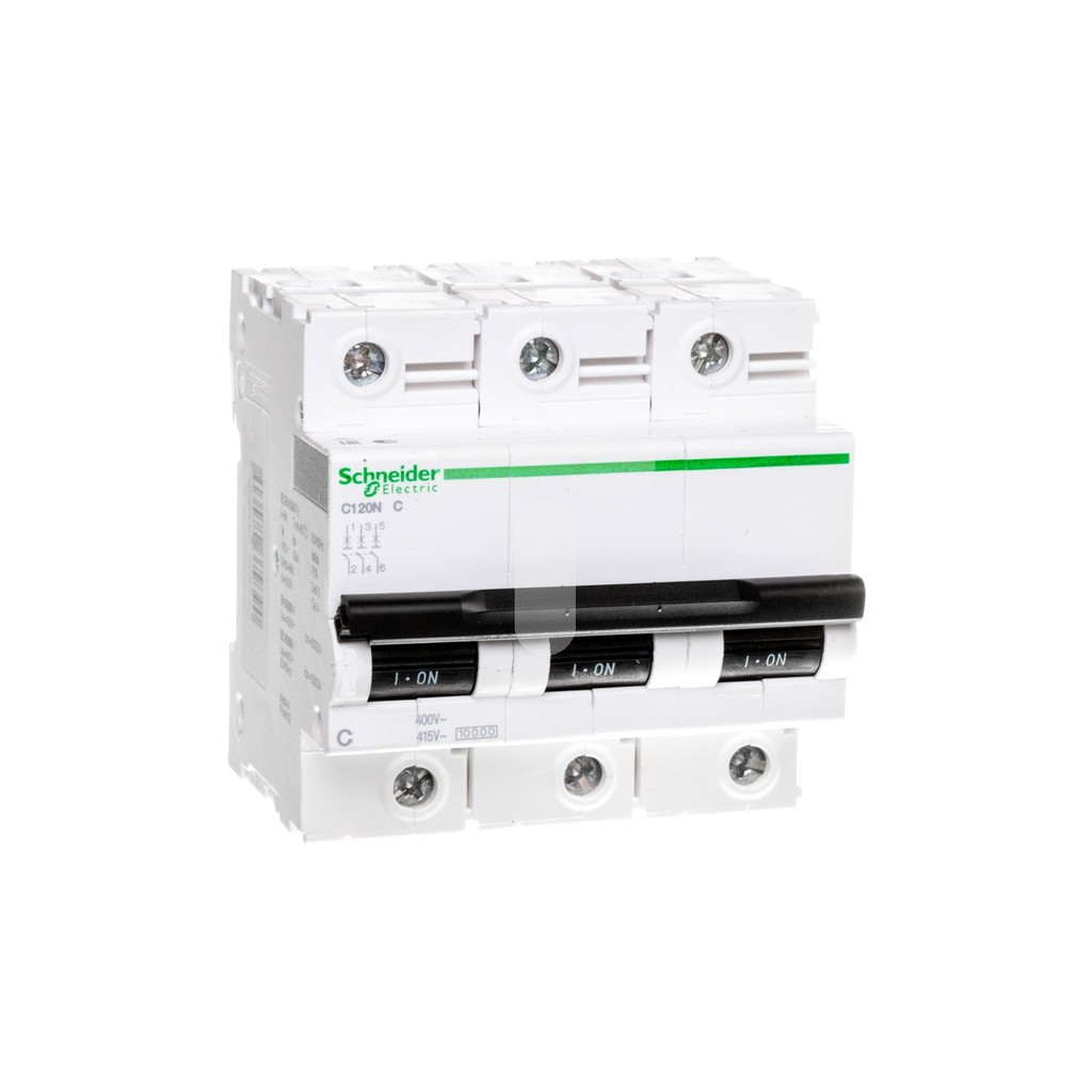 Hoja de Datos Del Producto: Interruptor Termomagnético Acti9 C120N 3P 80A Curva C