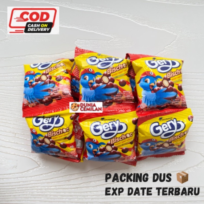 [TERMURAH!!] Gery Bischoc 10Pcs @7.5gr - Kue Chocolate Nikmat Murah Garudafood