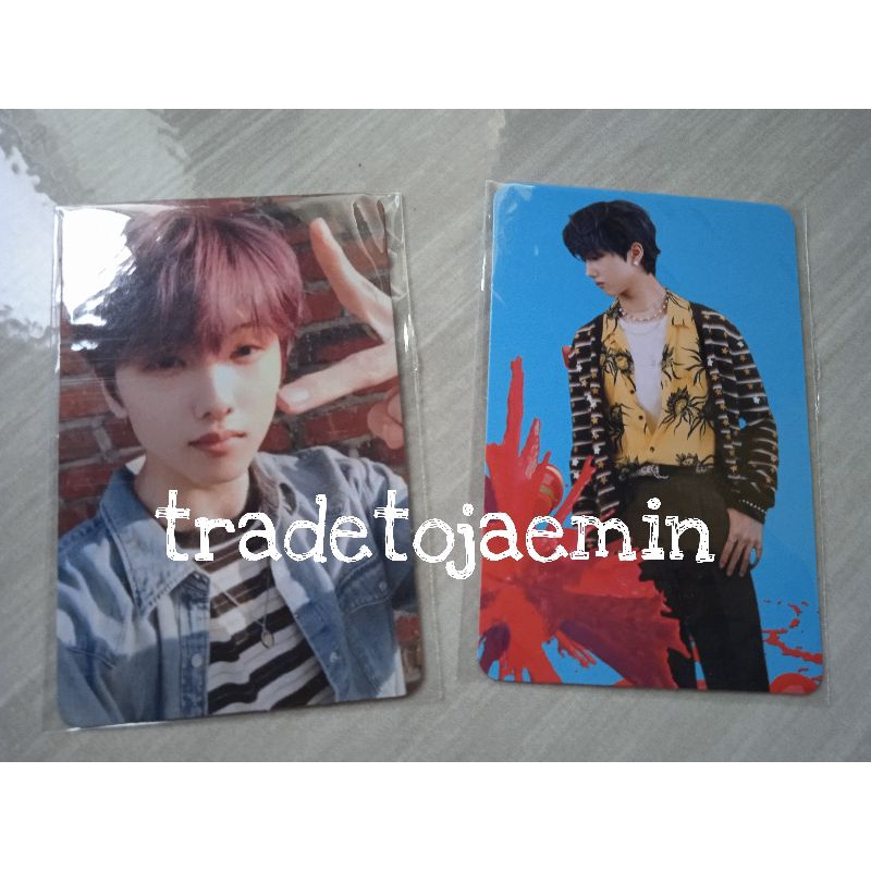 PC JISUNG AR SELCA & CLIP NCT DREAM HOT SAUCE JEWEL CASE