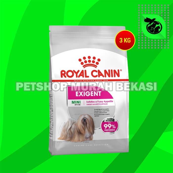 Makanan Anjing Dog Food Royal Canin Mini Exigent 3 Kg