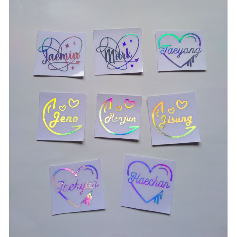 

Sticker hologram NCT member