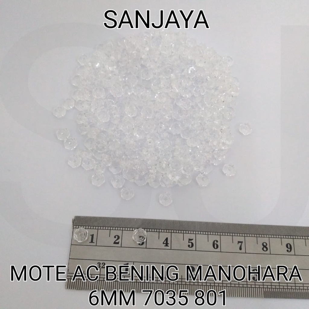 MANIK BENING / MOTE BENING / MANIK AKRILIK MANOHARA / MOTE AKRILIK MANOHARA / MANIK BENING MANOHARA / MOTE AC BENING MANOHARA 6MM (7035)