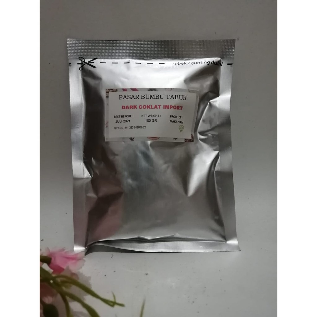 

BUMBU TABUR COKLAT DARK IMPORT 100 GR BUBUK MAKANAN ENAK MURAH HALAL