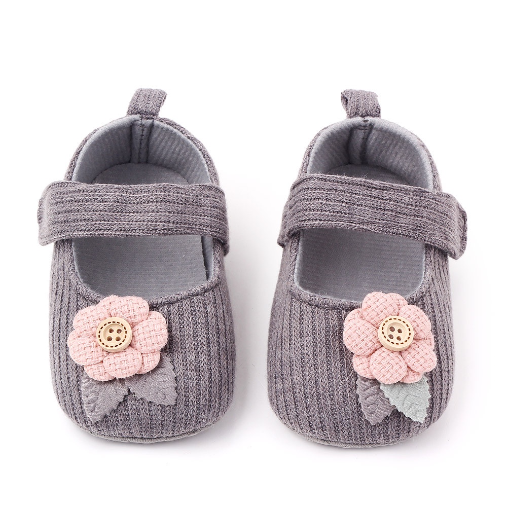 LittleAaron BUTTER FLOWER Sepatu prewalker bayi dan anak perempuan newborn 3-18 bulan Sport Termurah Sendal Bayi Anak Cewek Cowok