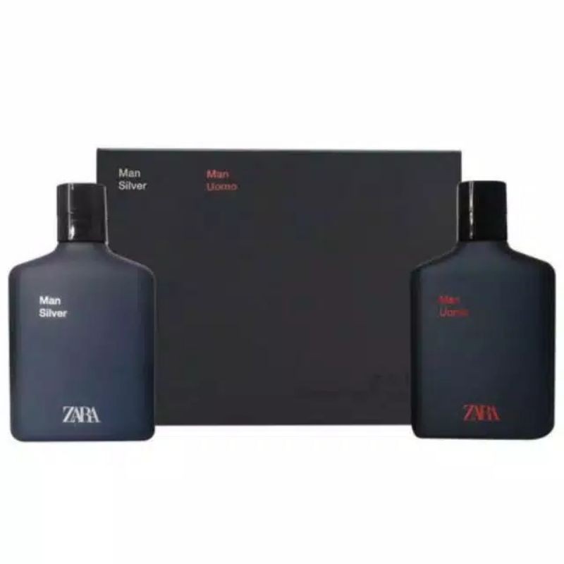 Parfum Original Zara Man Silver + Zara Uomo 100 ml - Parfum Pria