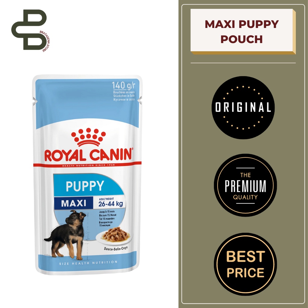 ROYAL CANIN MAXI PUPPY WET POUCH / WET FOOD 140GR