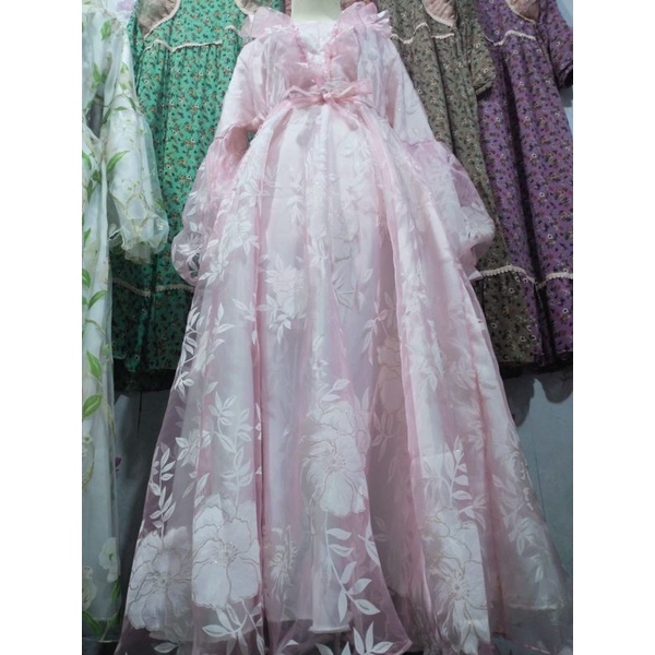 GAUN ORGANZA PREMIUM