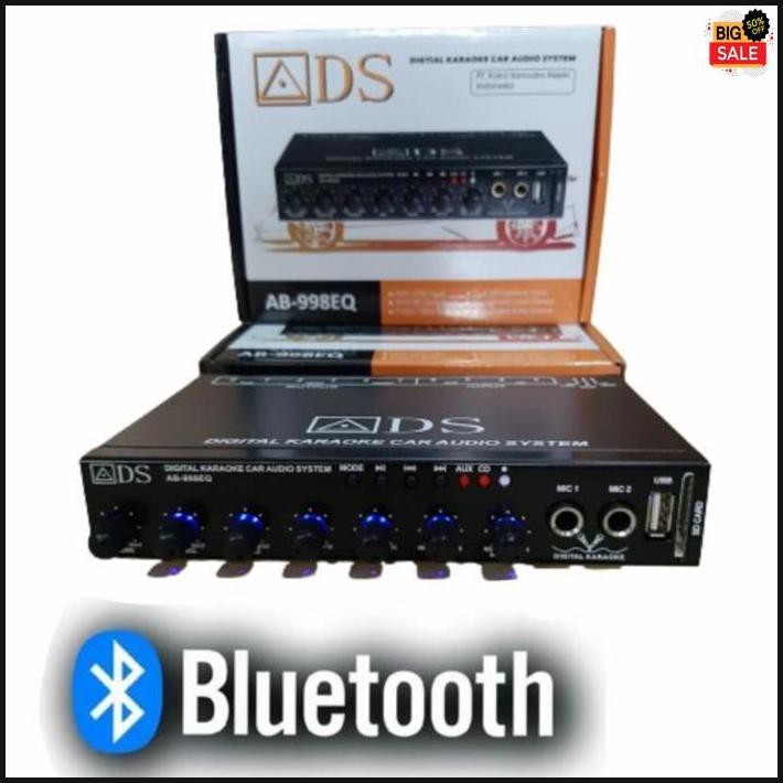 PreAmp Karoke USB BLUETOOTH Parametrik Audio Mobil ADS AB 998EQ _Best Produk
