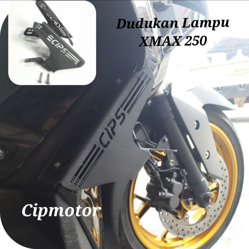 Must Have! Breket Dudukan Lampu XMAX 250 model Brixton Brixxton Bukan Tubular Crashbar Xmax