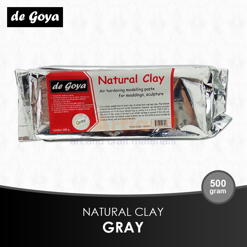 

De goya Natural Clay Gray 500g