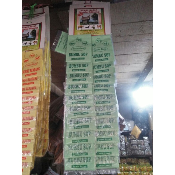 

Bumbu Sop Karisma Minang Per Lembar isi 20 Sachet