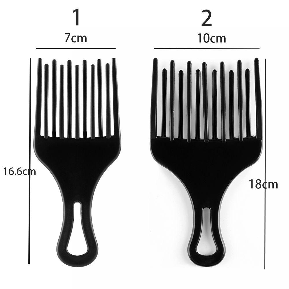 R-FLOWER Afro Hair Pick Comb Rambut Keriting Profesional Baru Gigi Gigi Gigi Gigi Gigi Anti-Statis Sikat Garpu Rambut