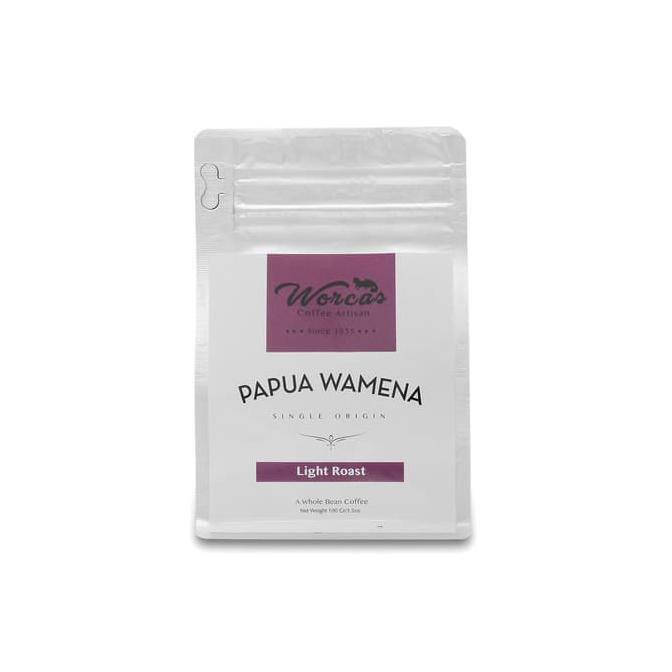 

Kopi Arabica Papua Wamena 100 Gram Light Roast (Biji/Bubuk) - KOPI BIJI