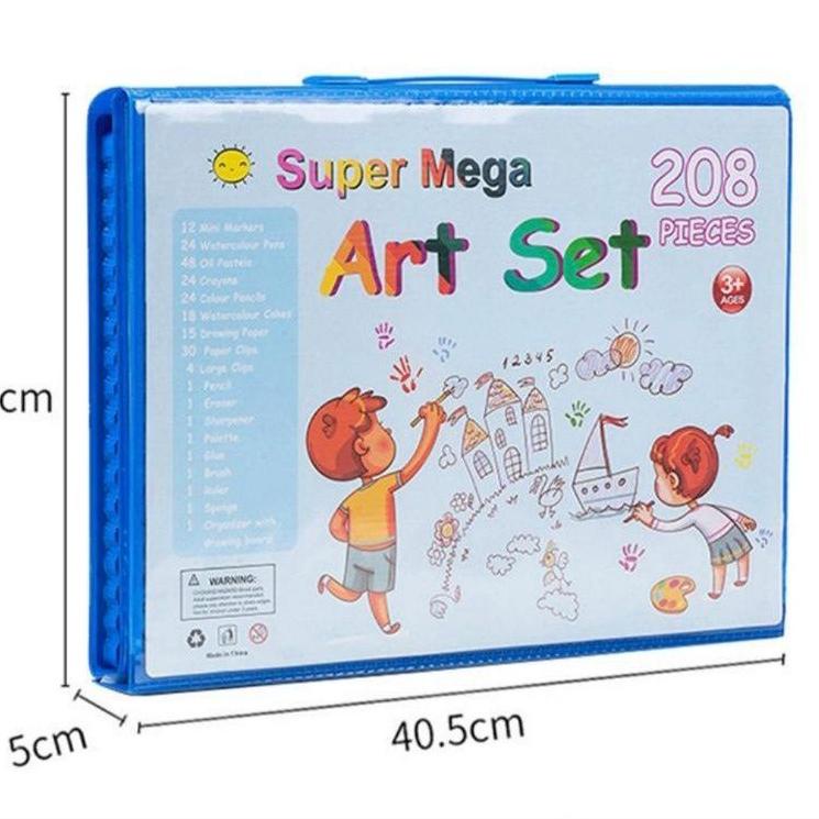 

Trend Produk Hari Colouring Set Anak 208 pcs Crayon Art Set Alat Lukis Barang Import