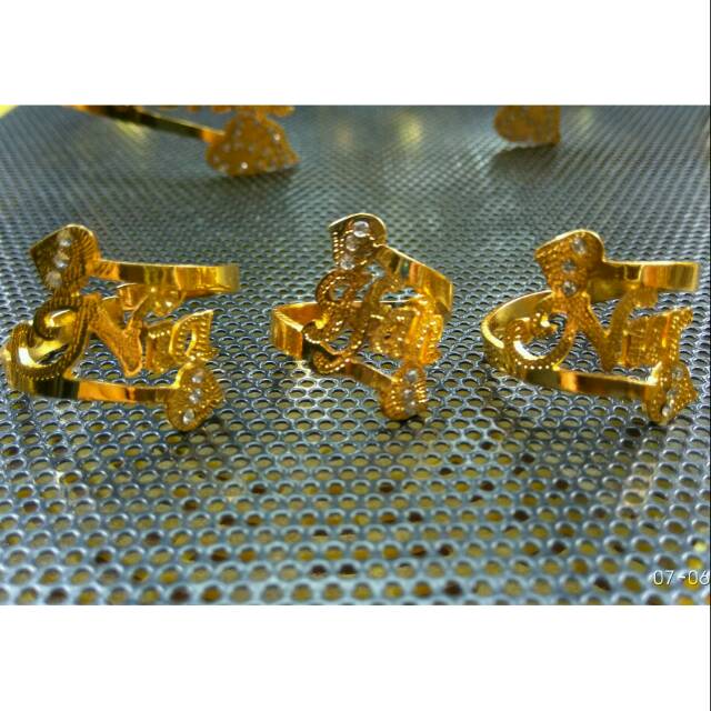 Cincin gold grafir nama