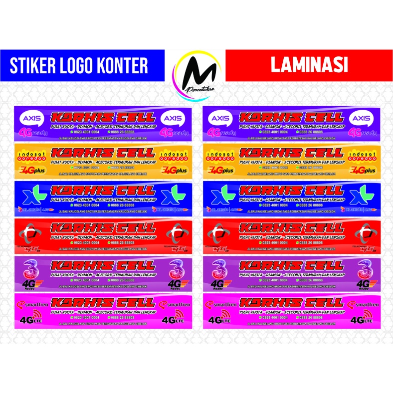 

Cetak Stiker Konter Etalase ukuran 30x2 cm