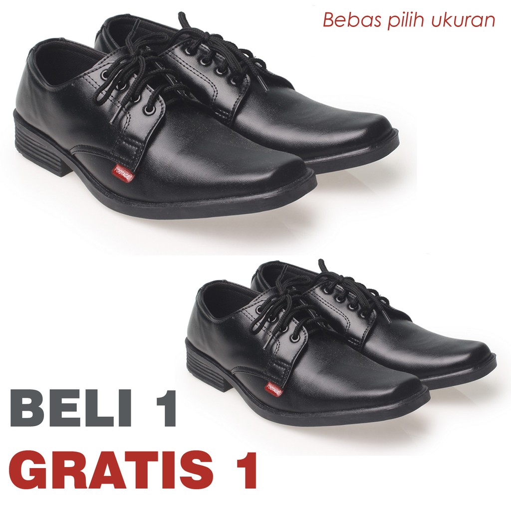 Footage Sepatu Fantofel Hitam Beli 1 GRATIS 1