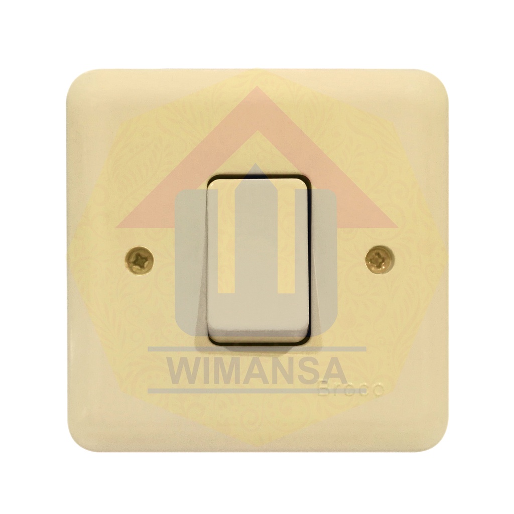 SAKLAR TUNGGAL BROCO - SAKLAR LAMPU