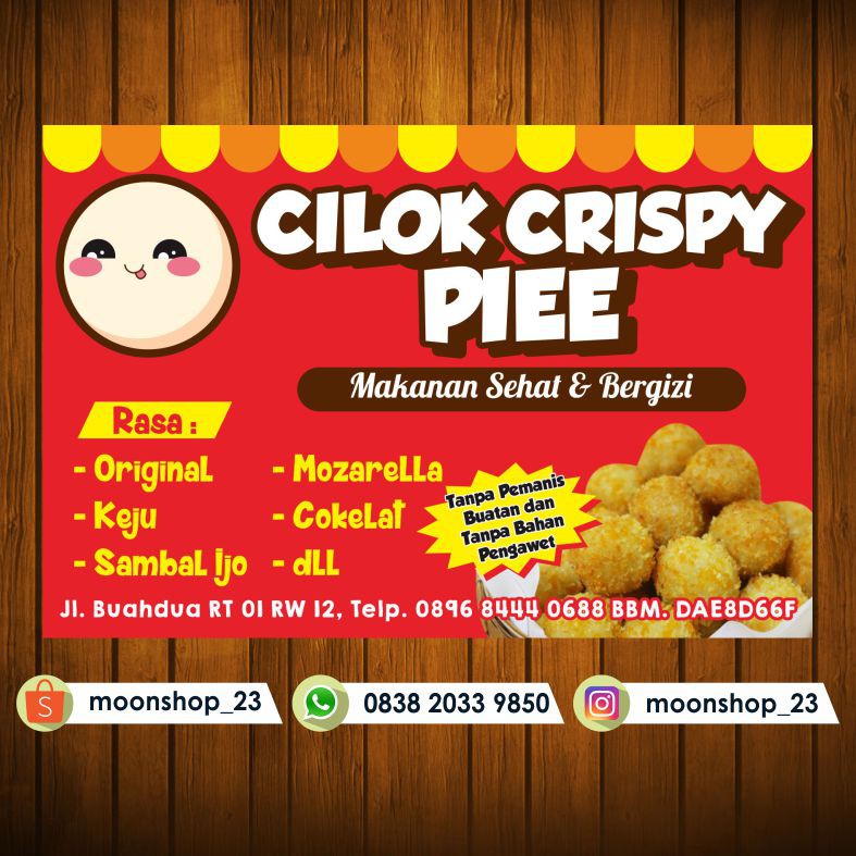 Spanduk Bakso Crispy Contoh Spanduk Makanan Dan Minuman