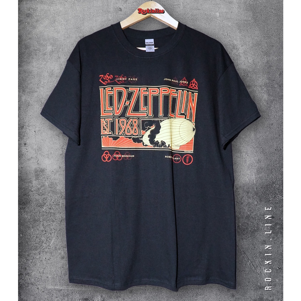 LED ZEPPELIN - ZEPPELIN & SMOKE Kaos Band Original