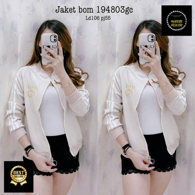 JAKET WANITA IMPORT PREMIUM RESLETING GUCCI 194803
