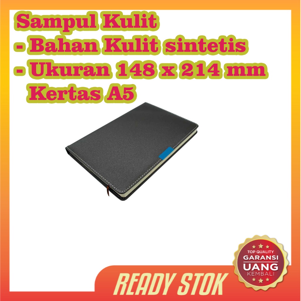 

Noverty Buku Catatan Kertas A5 Bisnis Cover Kulit - 01623