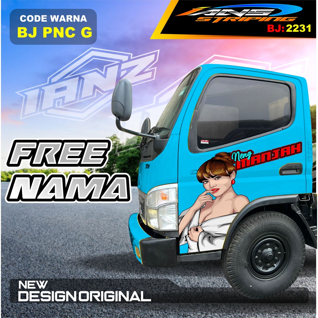 DECAL STICKER PINTU TRUK FUSO RAGASA / DECAL PINTU DUMTRUK  / STIKER MOBIL TRUK / STIKER PINTU TRUK KEREN