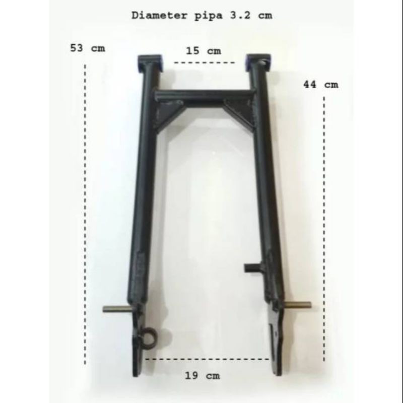 Arm Custom CB GL megapro untuk japstyle tracker caferacer
