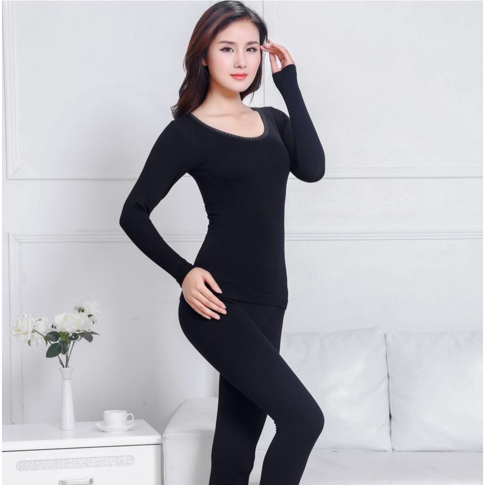 Long John Wanita, Longjohn Wanita, Baju Musim Dingin Wanita, Dalaman Musim Dingin, Long John Wanita